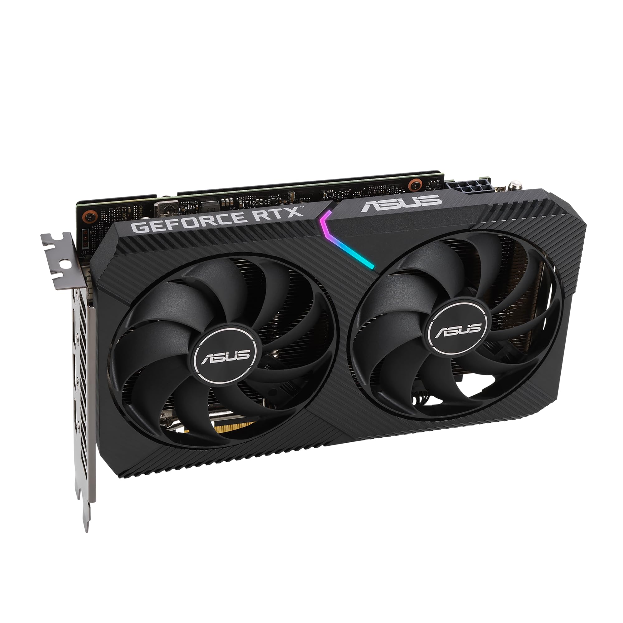 ASUS GeForce RTX 3050 6G DUAL OC Gaming Graphics Card - 1537MHz Boost Clock, GDDR6, PCIe Gen 4, DLSS 2, 3 x DP v1.4a, 1 x HDMI 2.1 (Supports 4K)