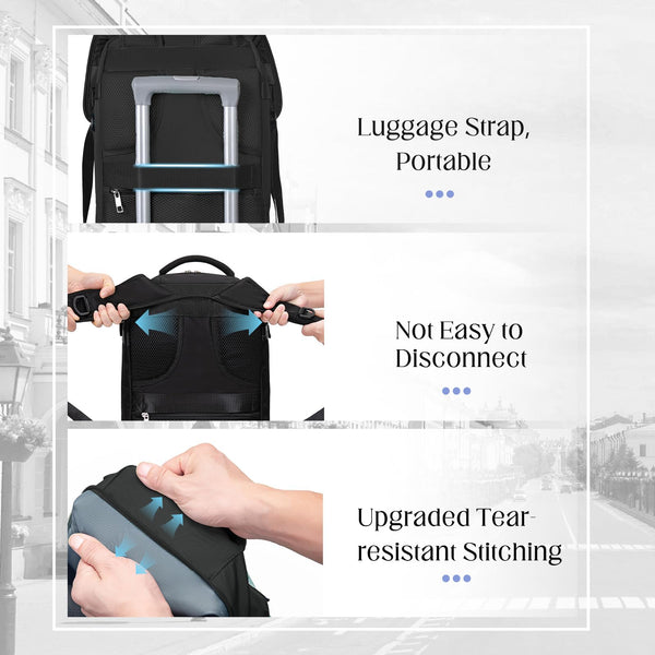 Cabin Bags 40x20x25 for Ryanair, Small Underseat Carry On Travel Backpack Casual Hand Luggage Flight Loptop Bags for Women Men Cabin Size Rucksack