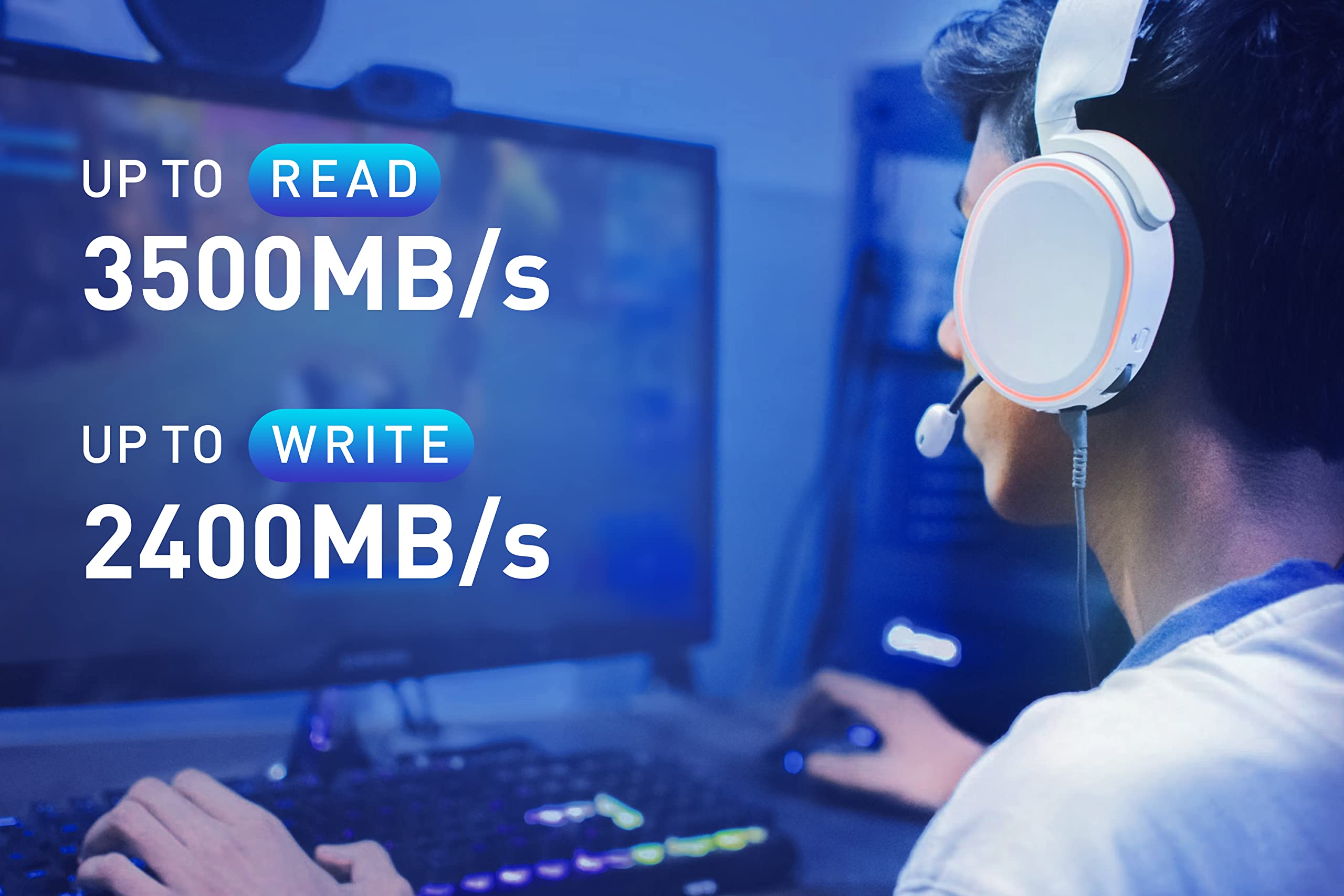 Lexar NS100 2.5” SATA III 6Gb/s Internal 256GB SSD, Solid State Drive, Up To 520MB/s Read, for Laptop, Desktop Computer/PC (LNS100-256AMZN)