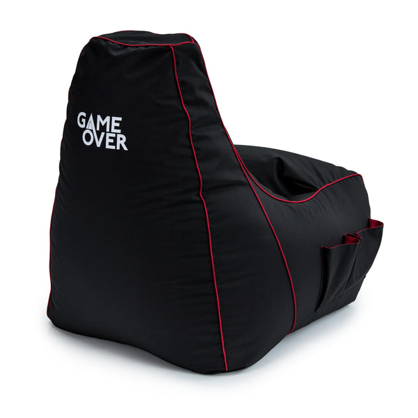 Game Over Lich Blade Video Gaming Bean Bag Chair | Indoor Living Room | Side Pockets for Controllers | Headset Holder | Ergonomic Design for the Dedicated Gamer