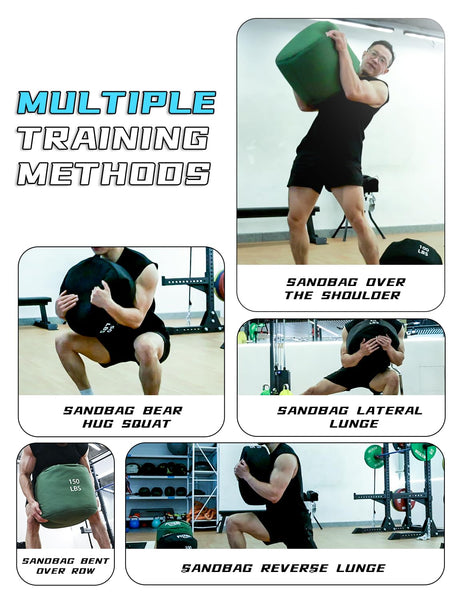 Fitarc Sand Bags for Weight Training,Sandbags for Fitness,Sandbags for Weight Training,Round Sandbag,Sandbag Workout Bag,Cross-Training & Exercise,