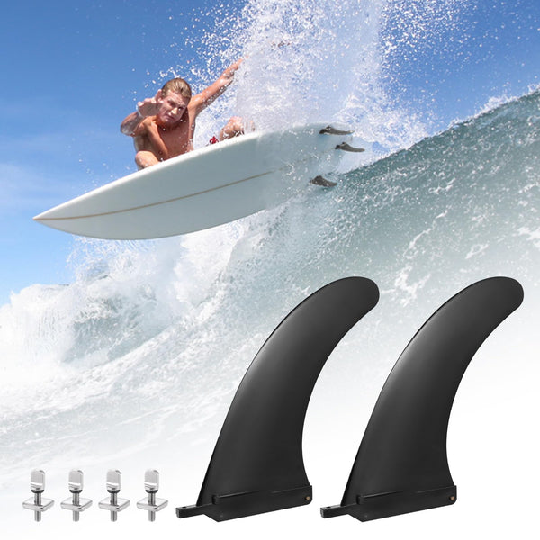Zocipro Removable Universal SUP Fin, Nylon Safe Reinforced Surfboard Fins, Paddle Board Fins as SUP Fin Replacement Canoe Accessories for Longboard Surfboard, Inflatable Paddle Board, Foam Surfboard