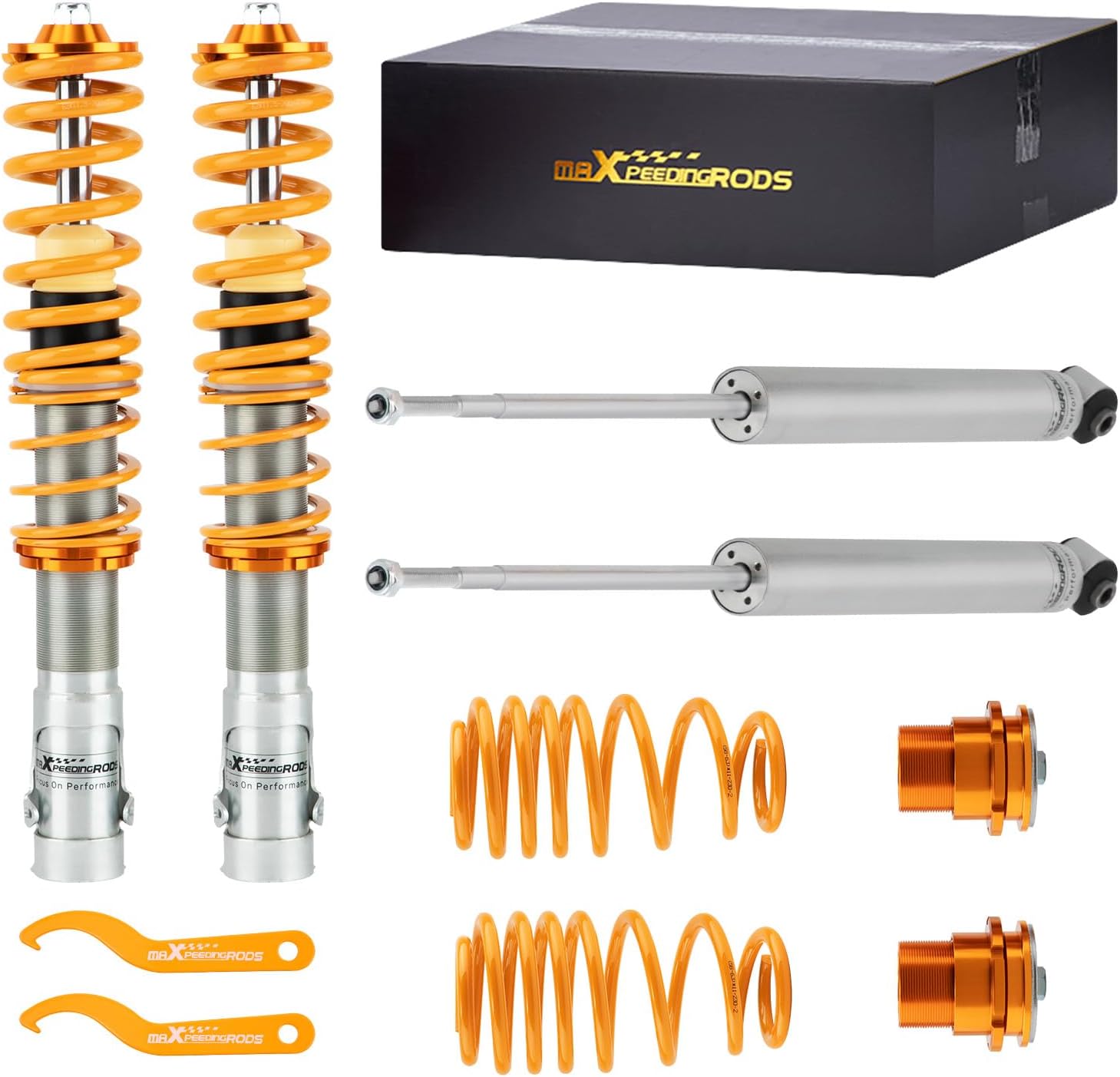 maXpeedingrods Coilover Suspension Lowering Kit for Arosa 9704 Lupo 98-05