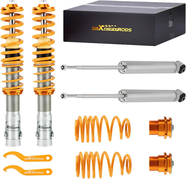 maXpeedingrods Coilover Suspension Lowering Kit for Arosa 9704 Lupo 98-05
