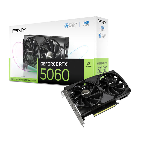 PNY GEFORCE RTX™ 5060 Ti 8GB ARGB Overclocked Triple Fan DLSS 4