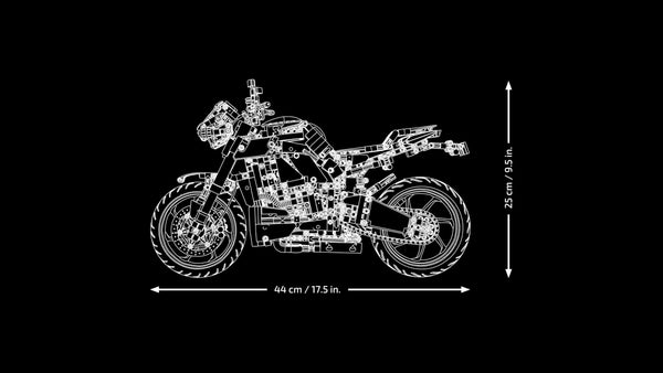 LEGO Technic Yamaha MT-10 SP Motorbike Mode Kit for Adults to Build, Authentic Motorcycle Replica Building Set with 4-Cylinder Engine, Functional Steering and AR App, Gift for Men & Women 42159