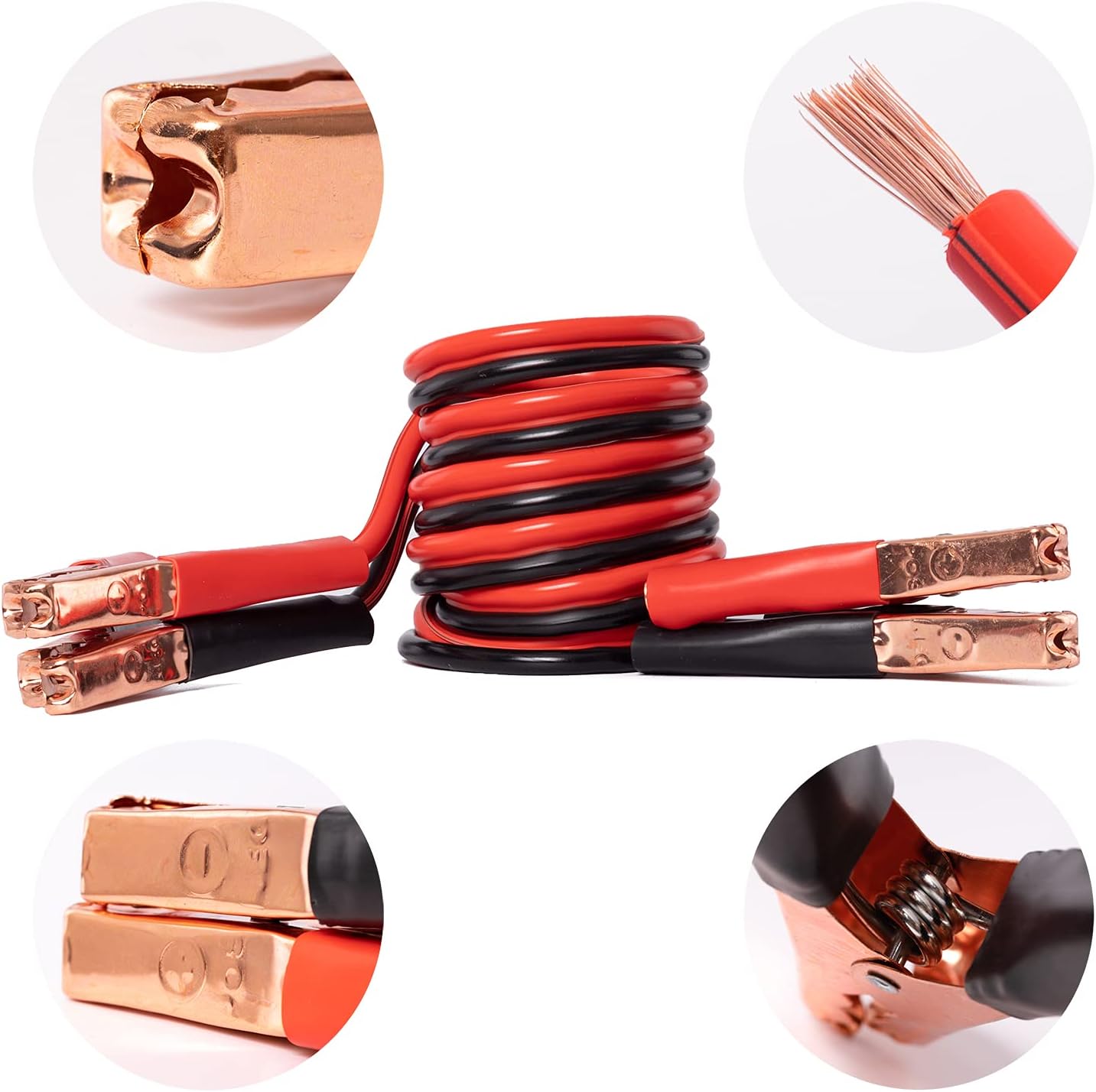 General Medi 127-Pieces Roadside Car Emergency Kit Include Mini First Aid Kit, Jumper Cables,Tow Rope, Bandage, Safety Vest, Emergency Triangle, All in One Pack