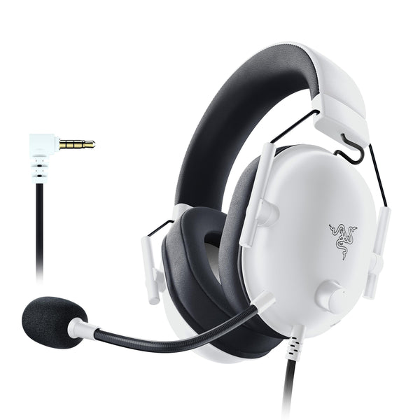 Razer BlackShark V2 Pro (2023) for PC - Premium Wireless E-Sports Headset (HyperClear Super Wideband Mic, TriForce Titanium 50 mm Driver, Bluetooth, Up to 70hrs Battery) White