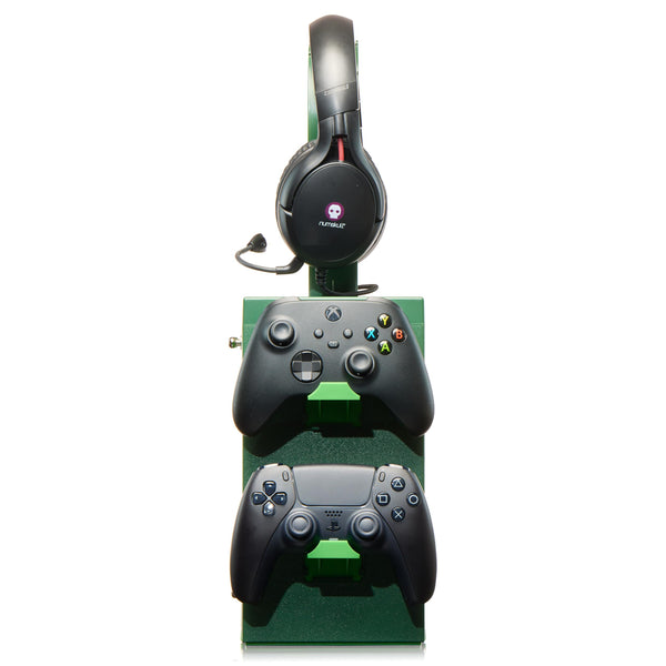 Numskull Official PS5-Inspired Gaming Accessory Locker & Storage Stand – Holds 10 Games/DVDs, 4 Controllers, Headset, and Accessories – Durable & Compact Organizer – Official PS5-Inspired Merchandise