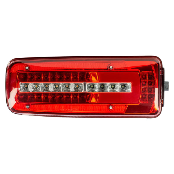 Driver Right Side Full LED Tail Light Rear Lamp 24V with Reverse Buzzer Alarm for DAF Truck XF CF LF XG XD
