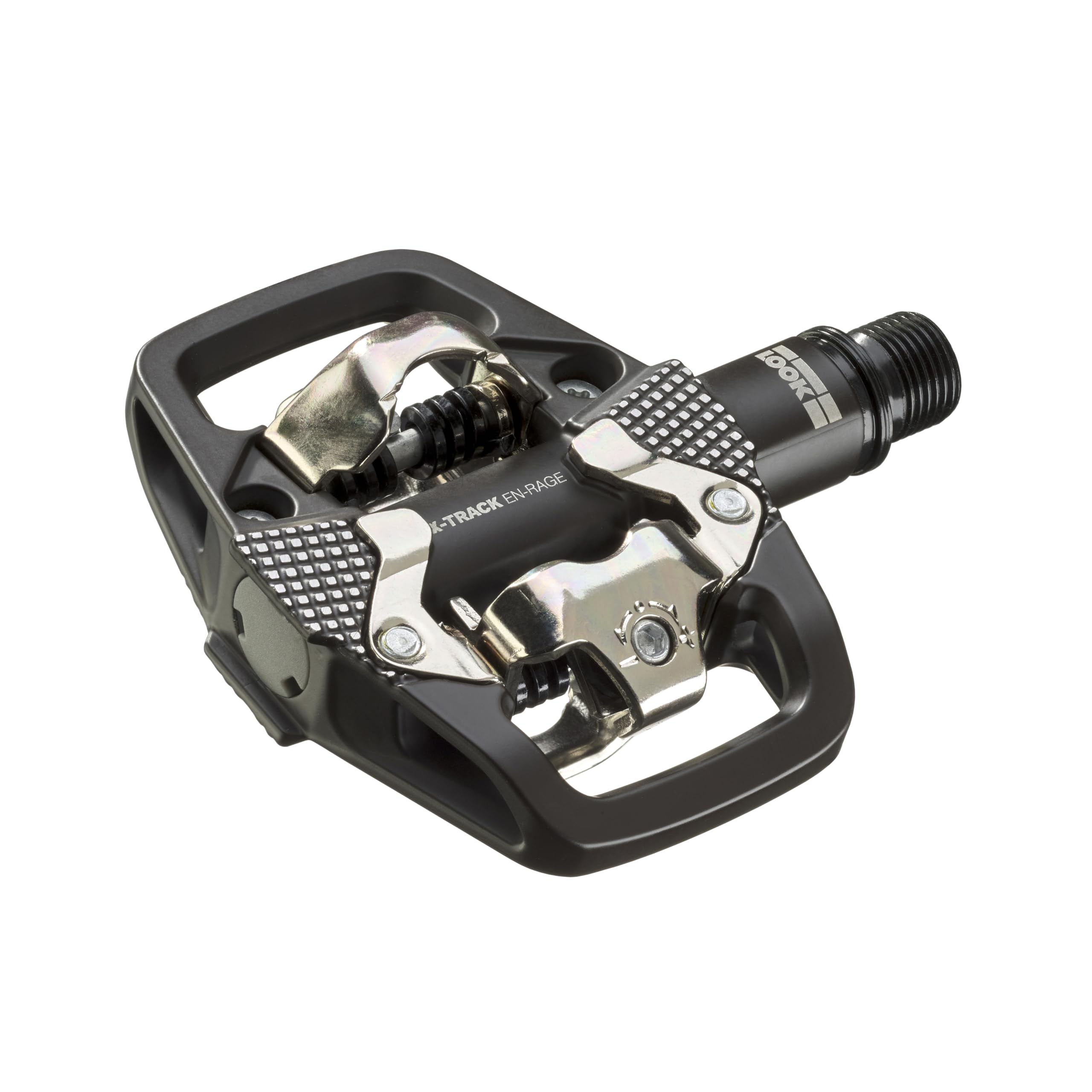 LOOK Cycle - X-TRACK En-Rage MTB Pedals - Standard SPD Mechanism Compatible - Forged Aluminum Body - Large Contact Surfaces - Strong and Light Bike