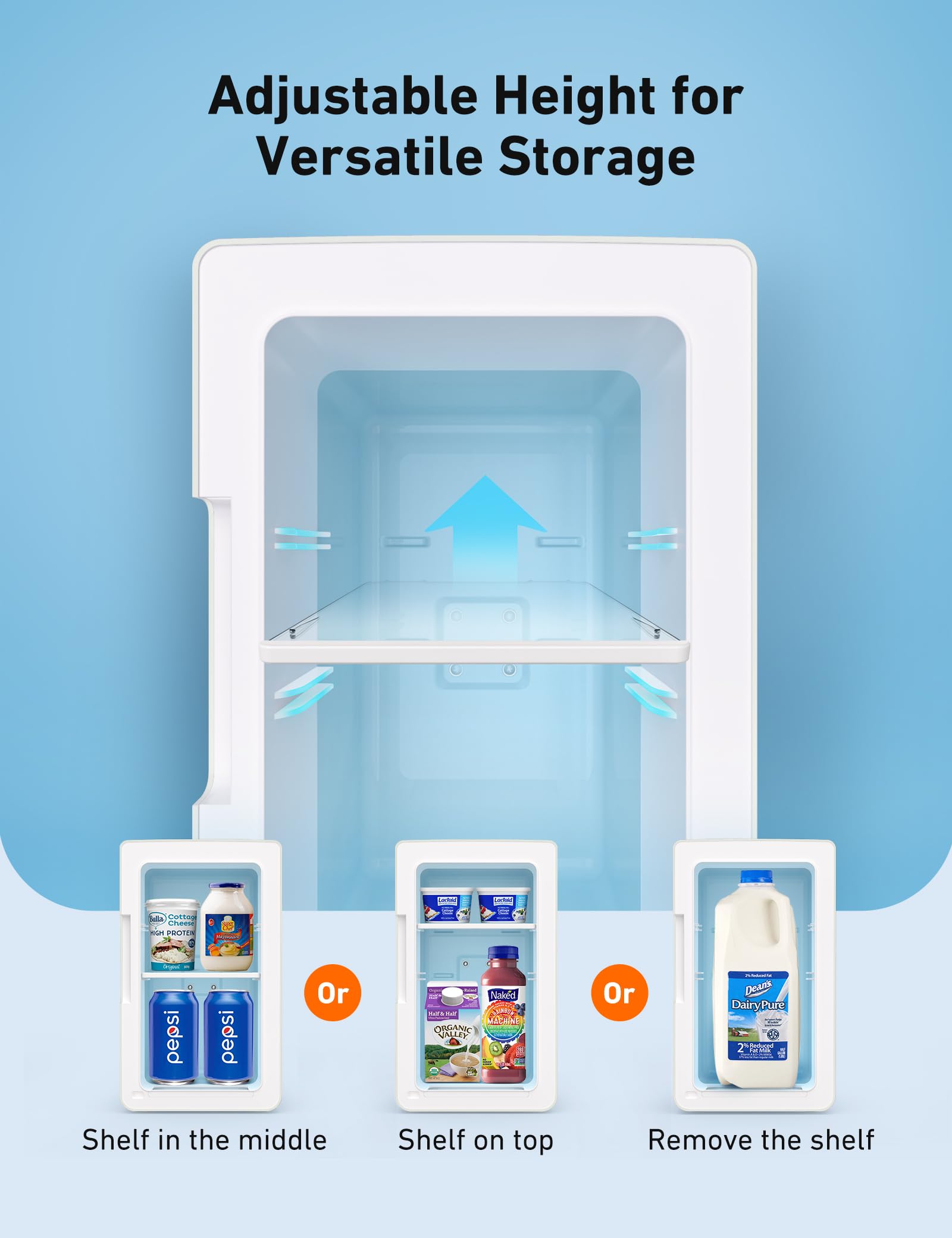 AstroAI Mini Fridge 6 Litre / 8 Can | Cooler and Warmer | AC/DC | Small Fridge for Bedrooms, Car, Drinks, Beauty, Skincare, Travel (Deep Black)