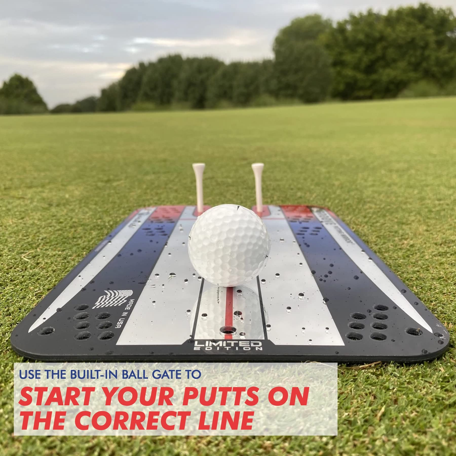 EyeLine Golf Putting Mirror Training Aid ? Perfect for Alignment and Stroke Improvement Drills ? Indoor and Outdoor Practice, Used by Tour Pros