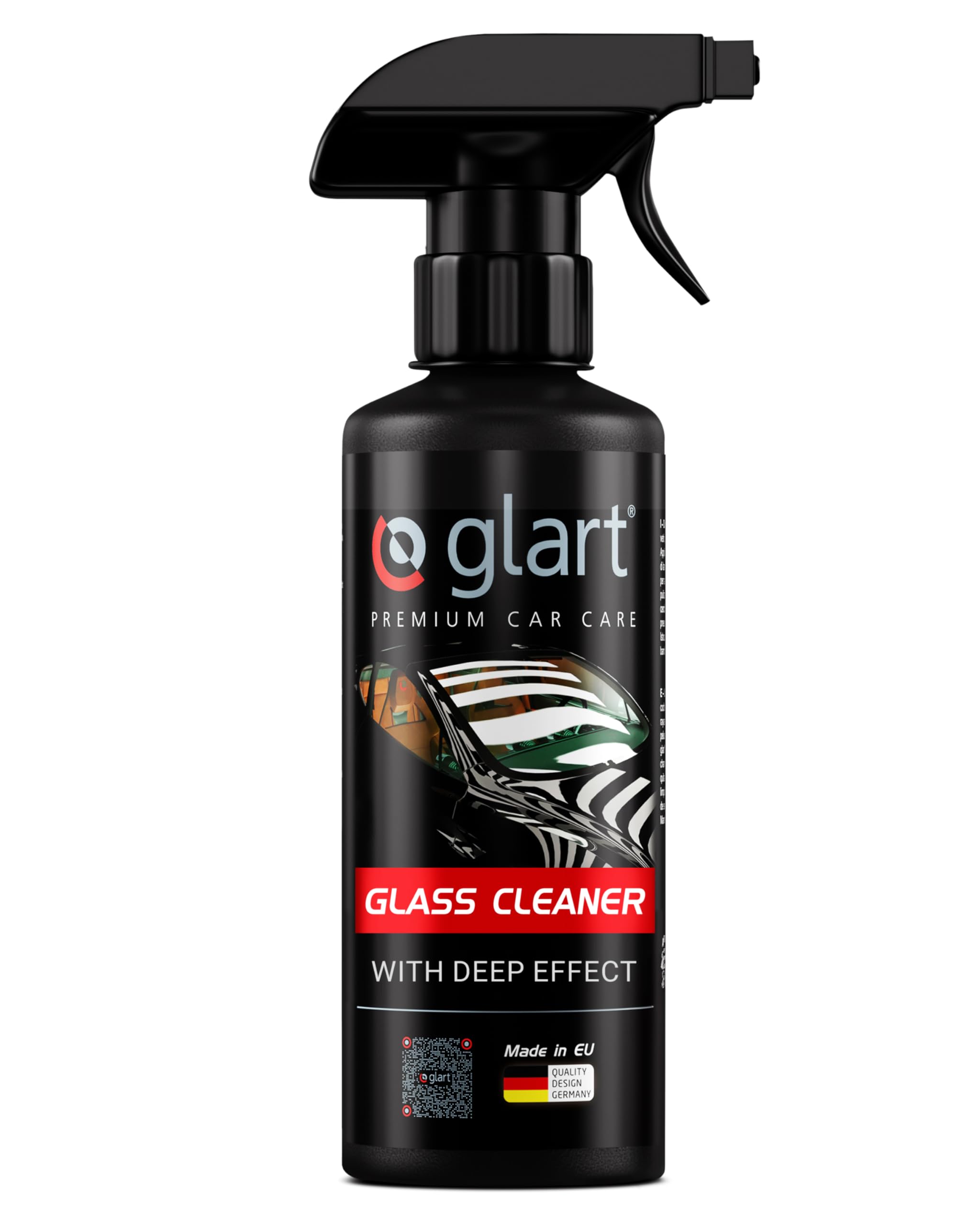 Glart Premium Invisible Car Glass Cleaner 500ml, for Windows, Rain, Glass Polish, Screen Wash