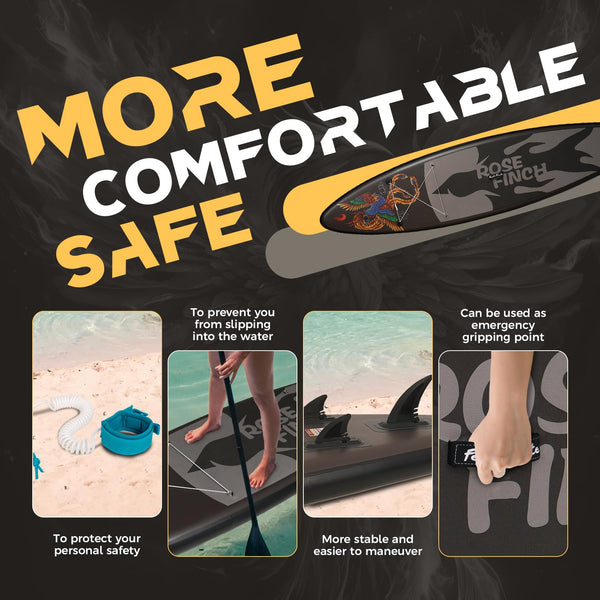 FEATH-R-LITE 10' &11' Inflatable Ultra-Light Stand Up Paddle Board for All Skill Levels Included with SUP, Adj Paddle, Pump, Backpack, Leash