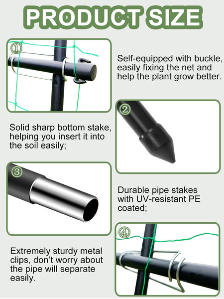 7 Feet Garden Arch Trellis for Climbing Plants, Kalolary Extra Tall Garden Tunnel Trellises Metal Squash Arbors Plant Support for Climbing Vines
