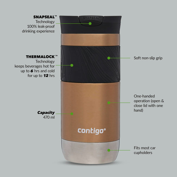 Contigo Byron SNAPSEAL™ Travel Mug, 470 ml