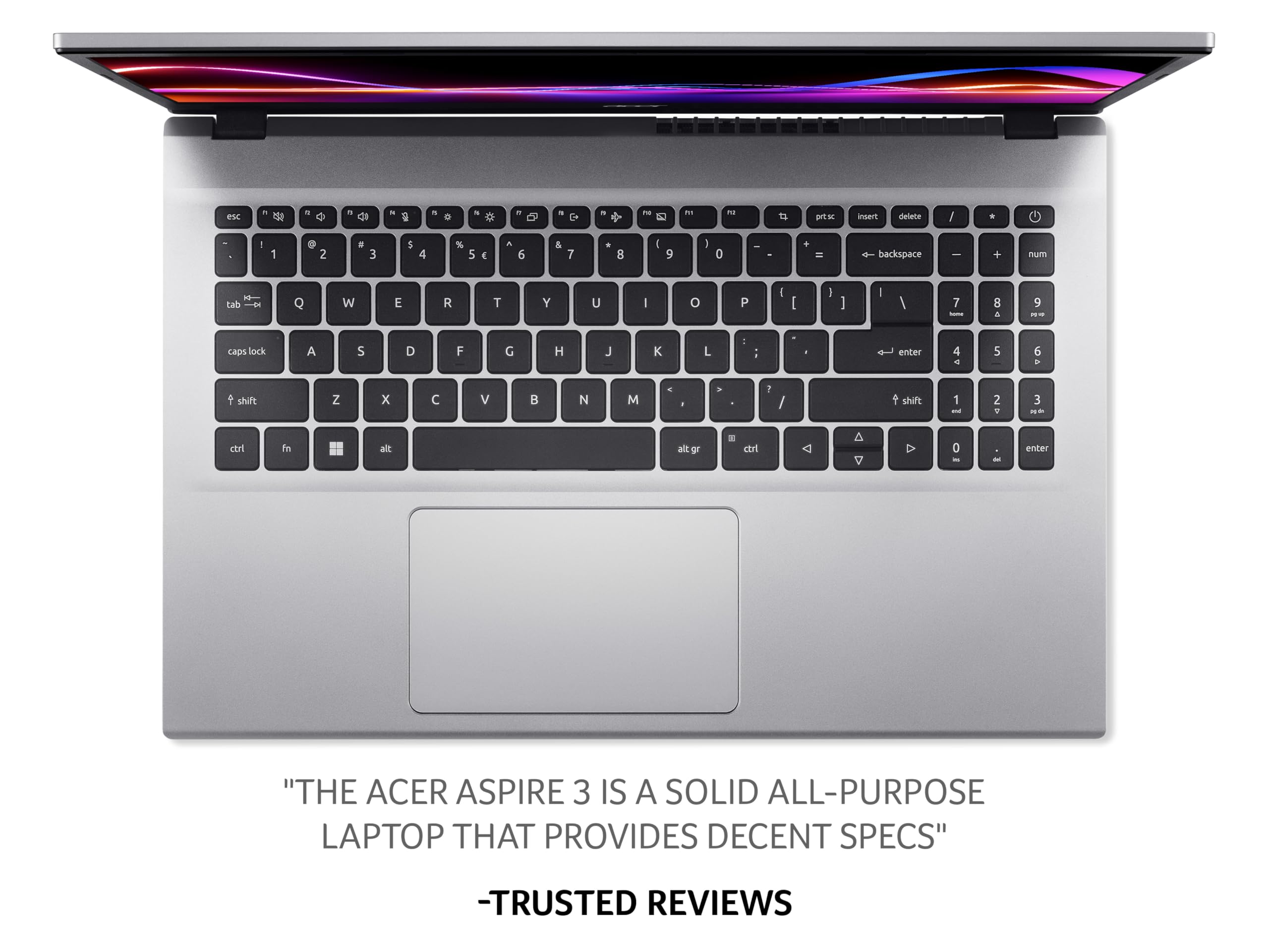 Acer Aspire Go 15 AG15-42P Laptop - AMD Ryzen 7 5825U, 16GB, 1TB SSD, Integrated Graphics, 15.6 Inch Full HD, Windows 11, Silver