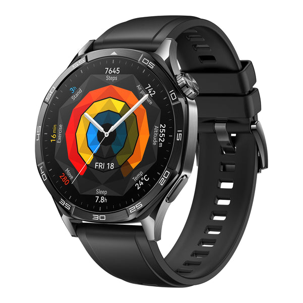 HUAWEI WATCH GT 5 46mm Smartwatch, Sharp-Edged Design, All-new Running and Cycling Sports, Health Tracking, up to 14 Days Battery Life, Compatible with iOS and Android, Blue