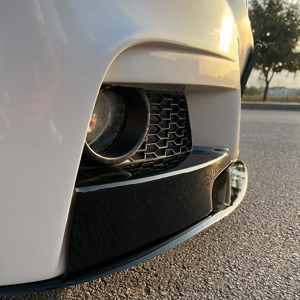 Oneway Front Flaps compatible with BMW 3-Series F30 M-Pack 2012-2019 - Gloss black