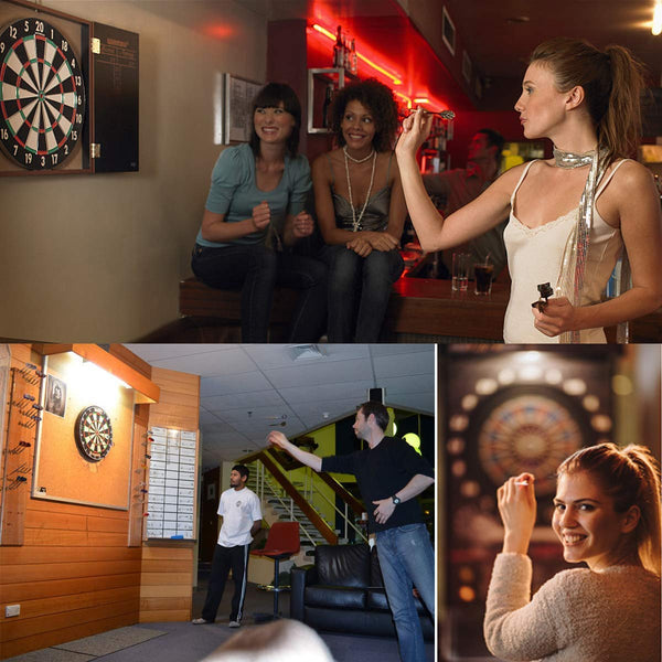 Steel Tip Darts Set,3 Pack Professional Dart with Aluminum Shafts and Darts Case