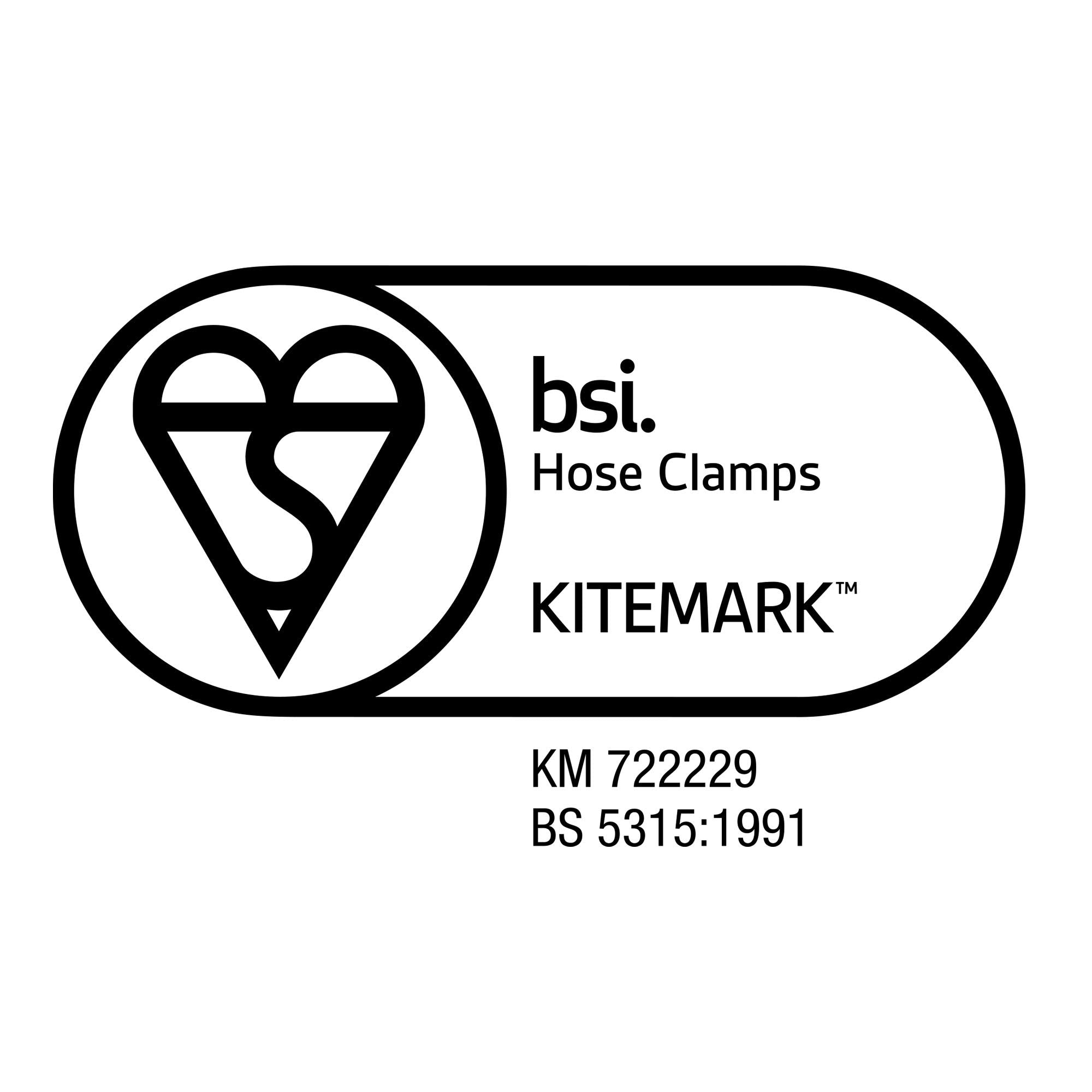 Eclipse Professional Tools ECW1-2A W1 Box of 10 35-50mm (1 ⅜" - 1 ¾") Mild Steel Worm Gear Hose Clamps