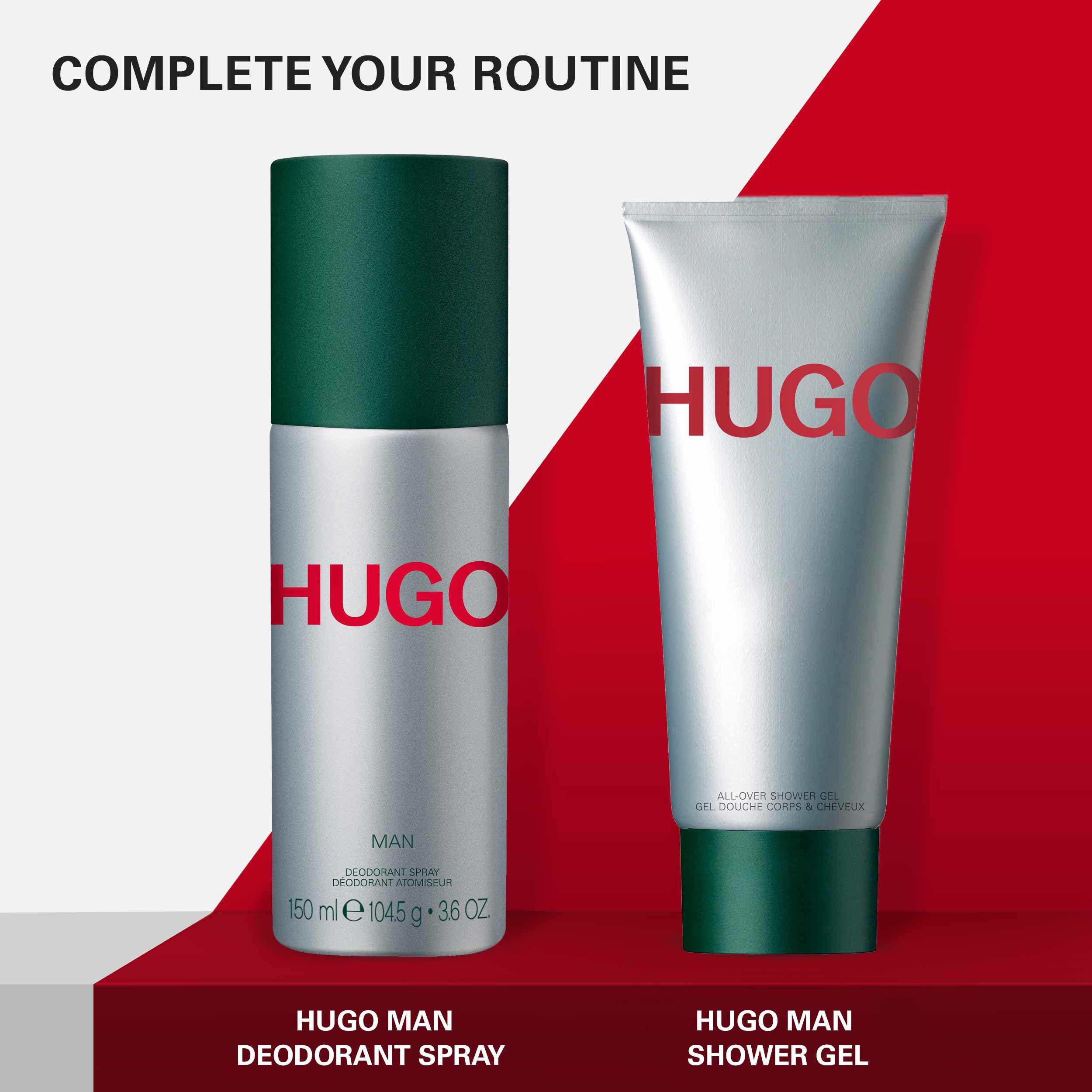 HUGO Man Eau de Toilette, Men's Perfume, Notes of Crispy Green Apple and Fir Balsam, Aromatic Fragrance, Medium Longevity, 200ml