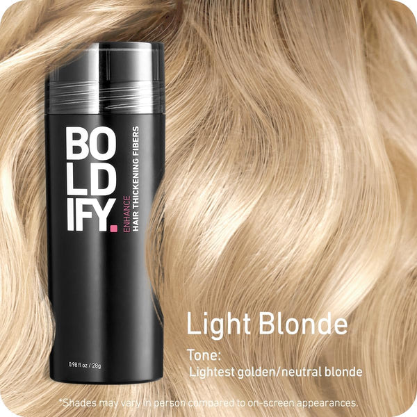 BOLDIFY Hair Fibres (56g) - Fill In Thinning and Fine Hair for an Instantly Fuller, Thicker Look - 14 Shades for Women and Men - Medium Brown
