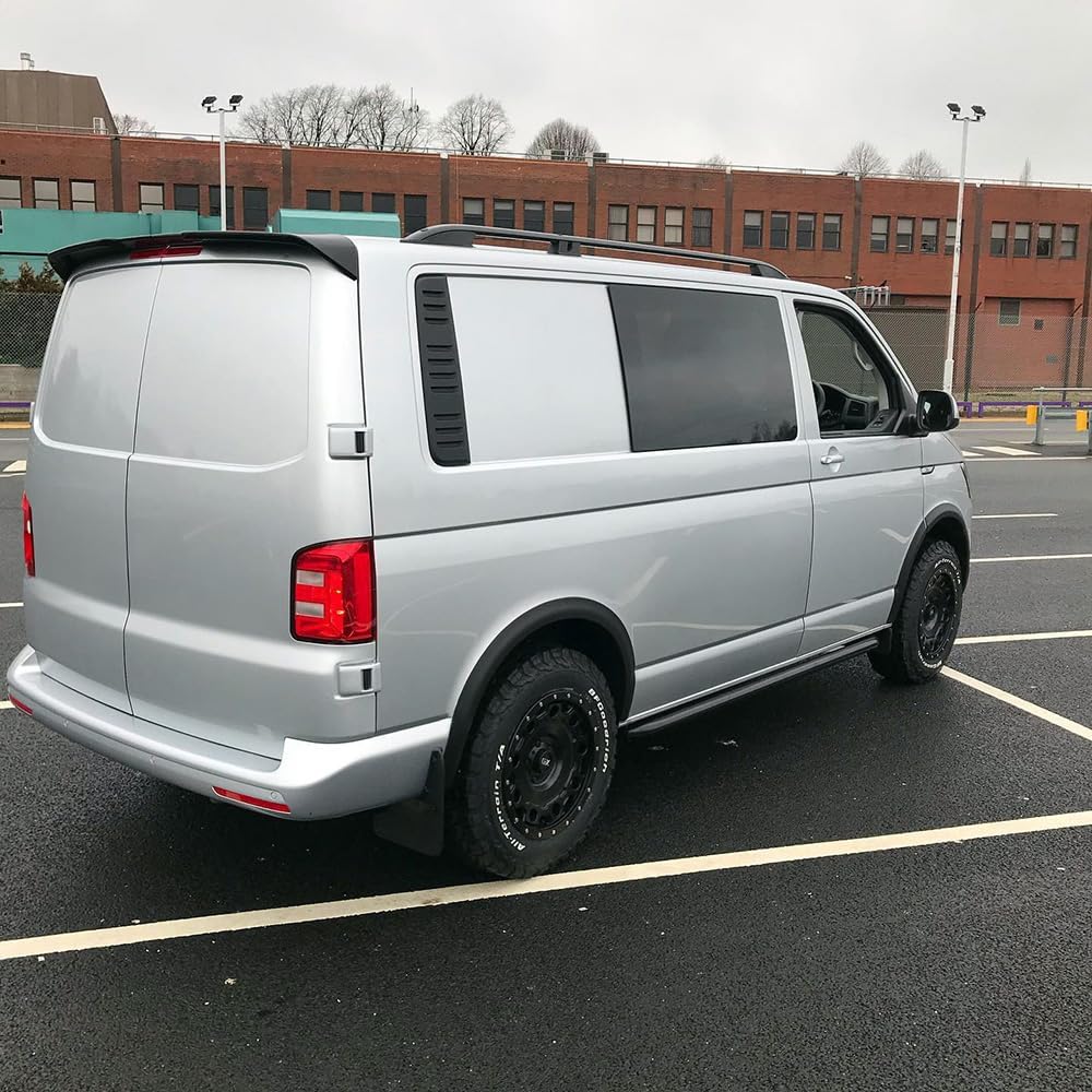 Oneway Set Wheel Arch Trims compatible with Volkswagen Transporter T6 2015-2019 (Short wheel base) - Matt black