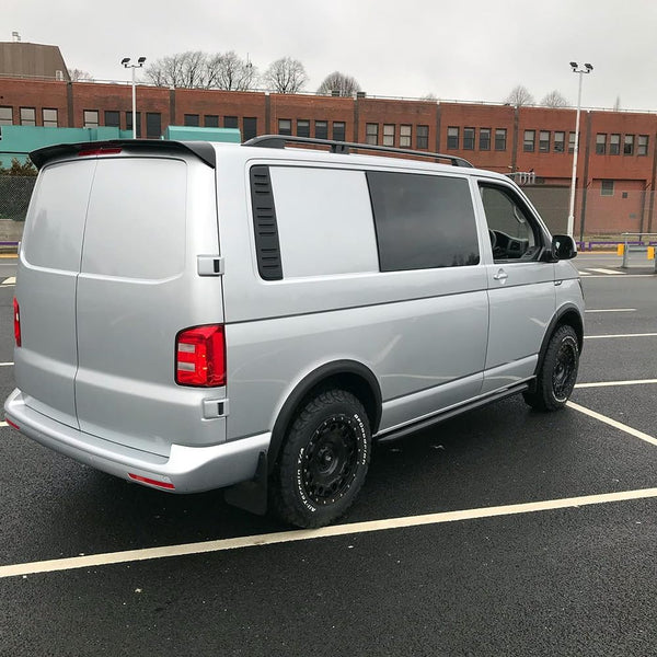 Oneway Set Wheel Arch Trims compatible with Volkswagen Transporter T6 2015-2019 (Short wheel base) - Matt black