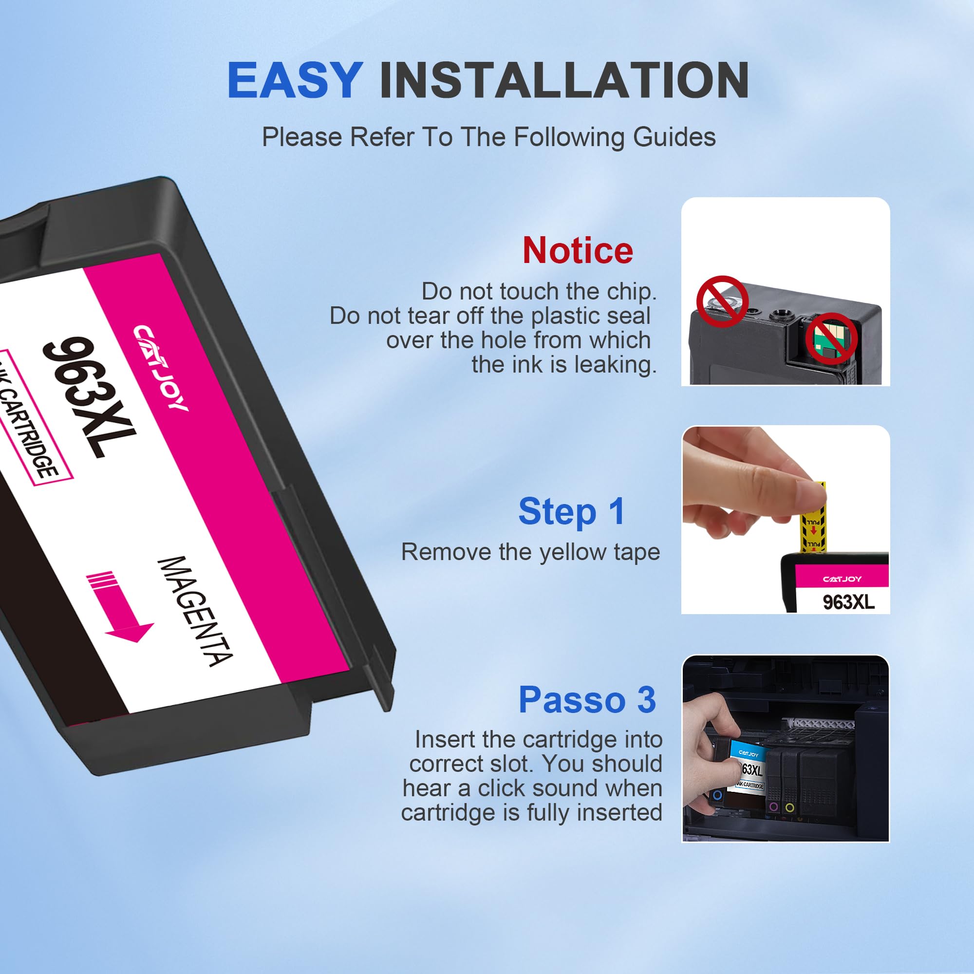 CATJOY 29XL Ink Cartridge Replacement for Epson 29 XL 29 Ink Cartridge for Expression Home XP-342 XP-335 XP-235 XP-442 XP-352 XP-247 XP-255 XP-332 Printer (10 Pack)