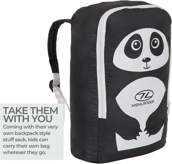 Highlander Creature Sleeping Bag Panda One Size
