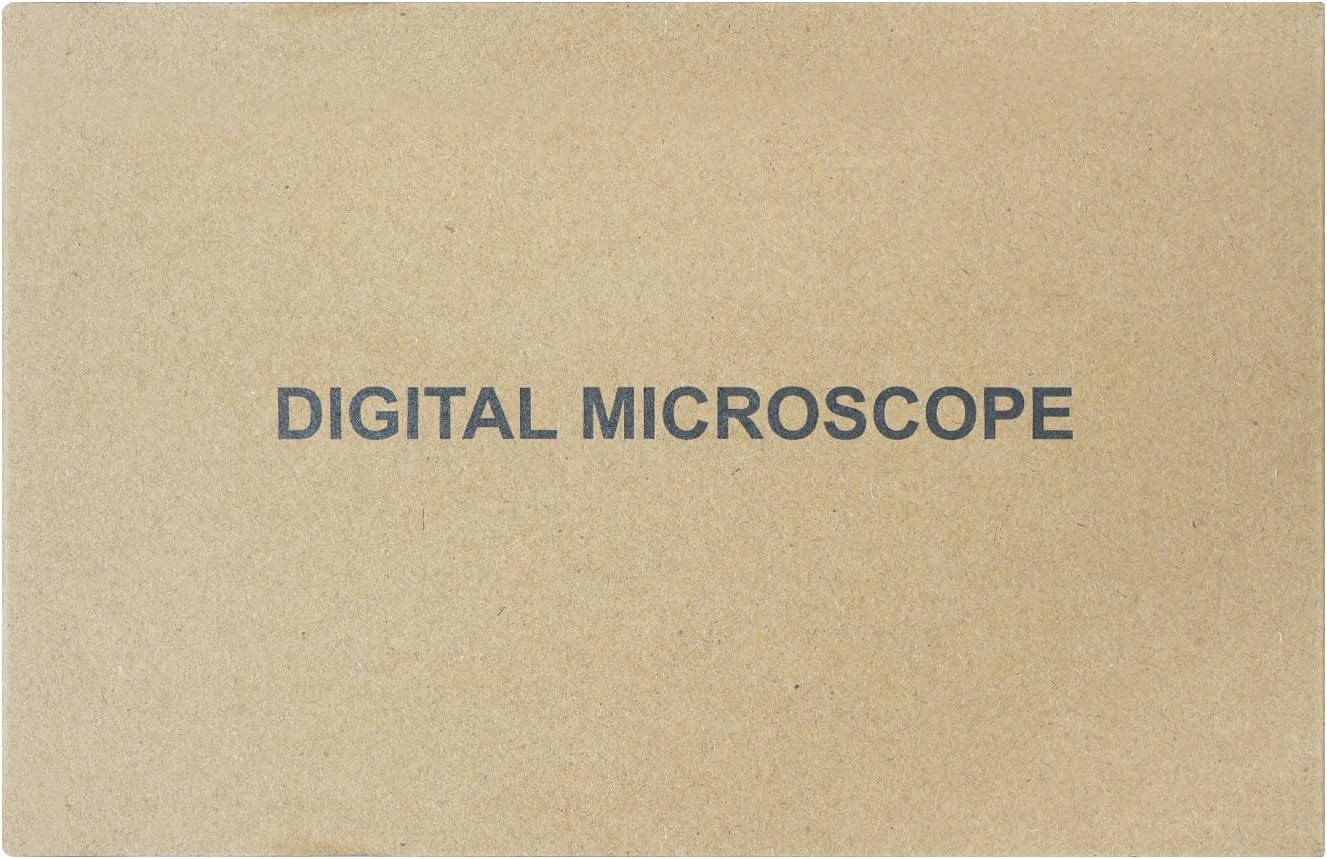 GlobalCrown Digital Microscope for Kids Adults,50-1000X Magnification Microscopes with 4.3 Inch Screen,Coin Microscope with 8 Adjustable LED Light Soldering Magnifier,Windows Mac Compatible