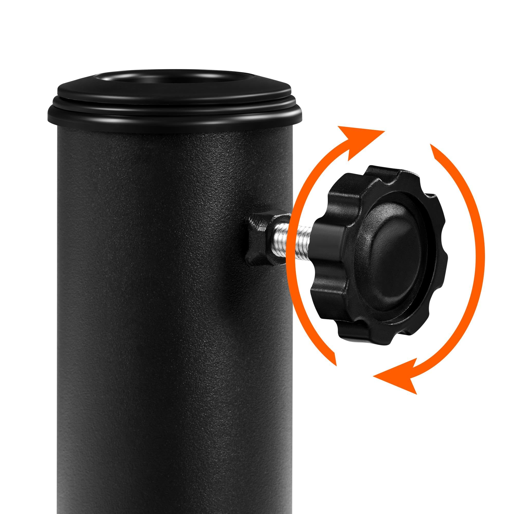 Yaheetech 10kg Patio Umbrella Stand Parasol Base Weight Heavy Duty Garden Parasol Stand Holder Round Iron Umbrella Base Stand Bronze