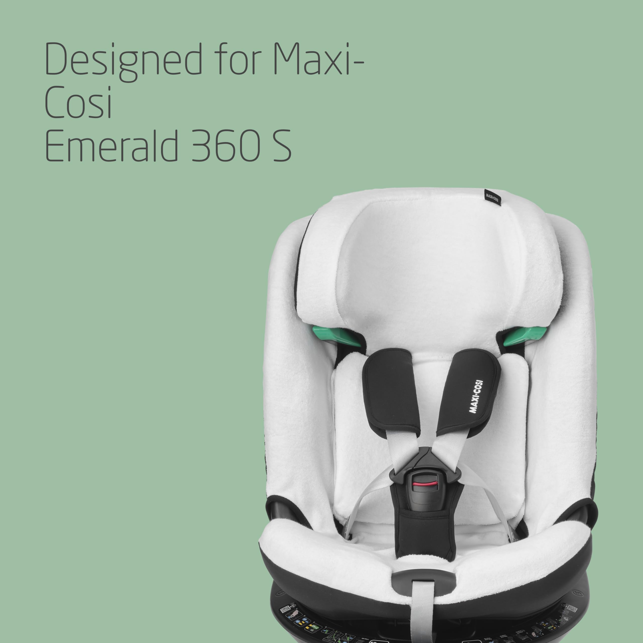 Maxi-Cosi Emerald S i-Size, 360 Swivel Car Seat, 0-12 Years 40-150cm, Multi-Age Baby Car Seat, Isofix 0-36 kg car seat, Rearfacing, 4 Recline Positions, G-Cell Side Impact Protection, Tonal Graphite