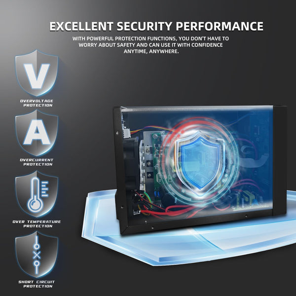 BSIDE Programmable DC Power Supply Variable 30V 10A 300W Regulated Switching Power Supply with 1mA Dual Fine-Tuning 4-Digit 6-Line Colour Display CA CC Mini Workbench Power Supply for Electronics Lab