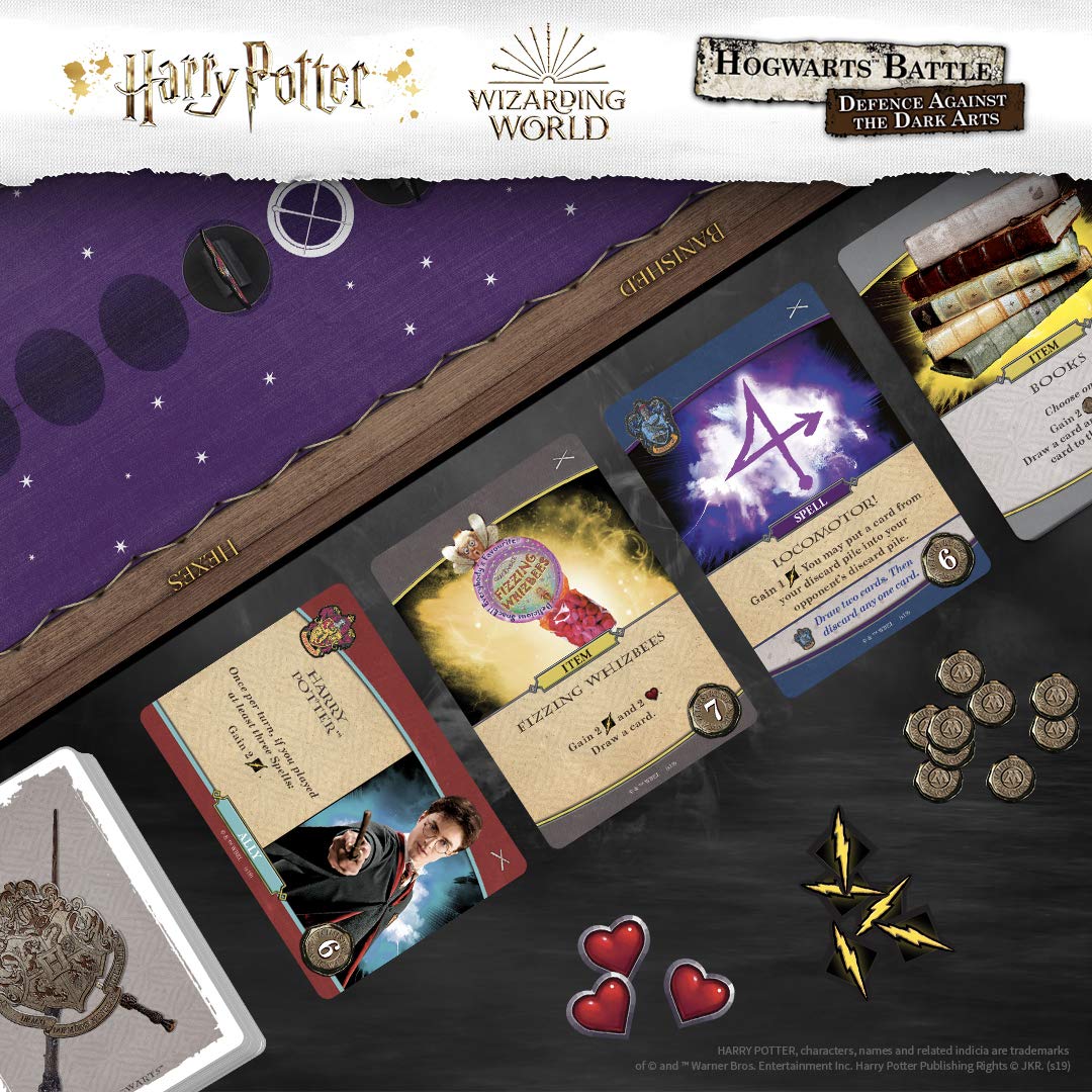 USAopoly, Harry Potter: Hogwarts Battle, Board Game, Ages 11+, 2-4 Players, 30-60 Minute Playing TIme