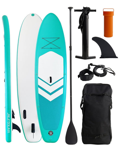 Victoper Inflatable Stand Up Paddle Board Surfboard Complete with Premium Paddle Board Accessories Wide Stable Non-Slip Paddle Boards for All Skill Yoga
