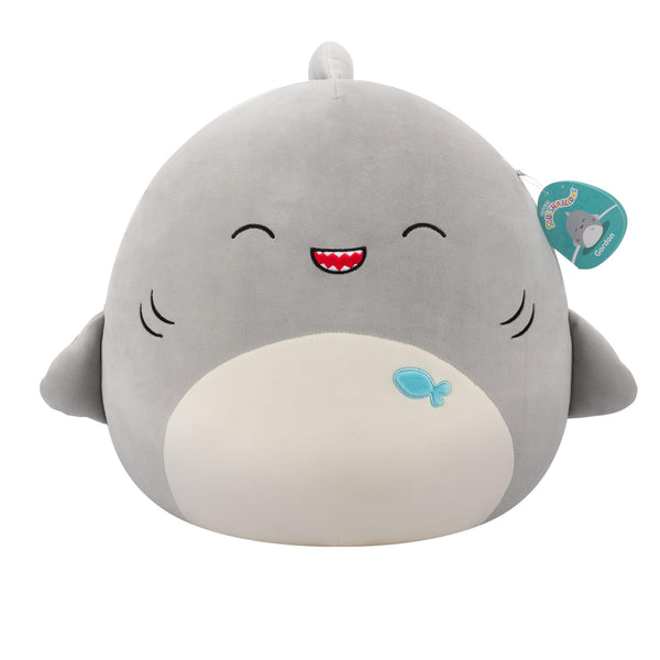 Squishmallows Original 16-Inch Gordon the Shark with happy eyes - Official Plush - Amazon Exclusive