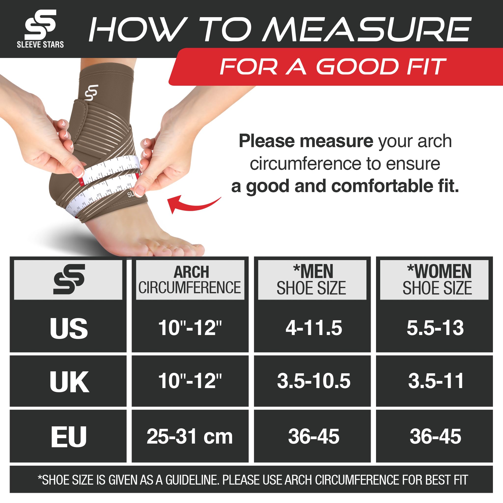 Sleeve Stars Ankle Brace for Sprained Ankle, Plantar Fasciitis Relief Ankle Support for Women & Men, Ankle Compression Sleeve w/Strap, Achilles Tendonitis Brace, Foot Brace Wrap (Single/Hot Pink)