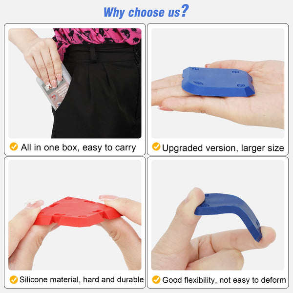 iLitLuk Drip-Free Caulking Gun Ratchet Rod Caulk Gun Applicator 15:1 Thrust Ratio Labor-Saving Lightweight Nylon Frame Cartridge Gun for 10oz/300ml Standard Caulk Tubes with Silicone Finishing Tools