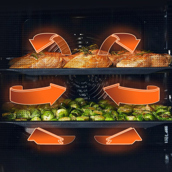 Hisense BI64211PB 77 Litre Built In Electric Single Oven With Pyrolytic Cleaning, Pizza Mode, Multiphase Cooking- Black 22x23x23 inches (LxWxH) - A+ Rated, Extra Large