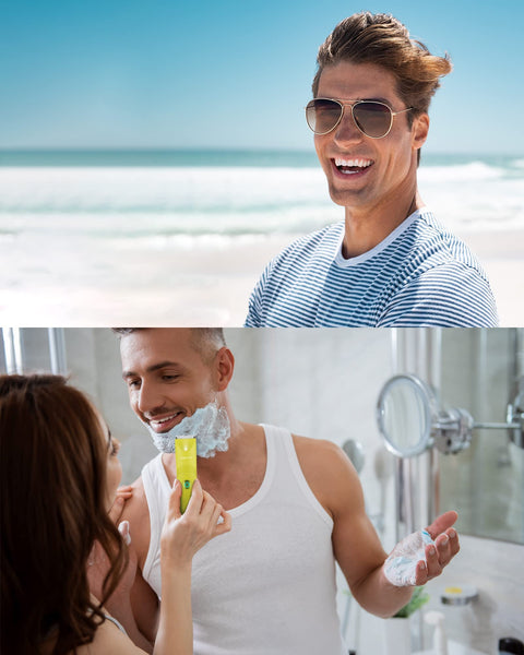 Manscape Trimmer for Men, VIKICON Pubic/Body Hair Trimmer, Electric Ball Trimmer for Private Parts, IPX7 Waterproof Body Goomer Shavers, USB-C Charging, Gifts for Men, New HT871