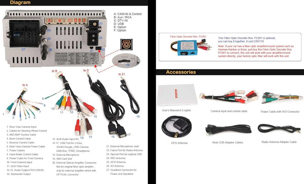 8-Core 4+64GB Android 13 Car Stereo for Porsche Cayman Boxster 718 911 981 997 Support GPS Sat Nav Carplay Android Auto DSP Bluetooth 5.0 Dual Band Wifi DAB+ TPMS DVB-T2 OBD2 PCM3.1