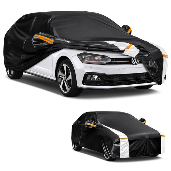 Car Cover Custom Fit for Mini Convertible F57(2016-2023), Car Covers for Outside Storage Waterproof Breathable, Full Cover Outdoor All Weather Protection Rain Sun Dust with Zip and Cotton(Black)