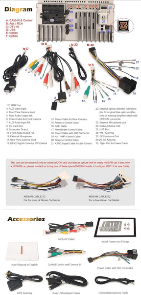 8-Core 4GB RAM 64GB ROM Double Din Android 12 Car Stereo Sat Nav Head Unit Wireless CarPlay Wired Android Auto DAB+ Car Radio Bluetooth DSP WIFI 4G GPS OBD2 TPMS DVR USB RDS