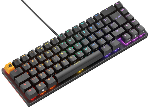 Glorious Gaming GMMK 2 Full Size (96%) - Mechanical Gaming Keyboard, Aluminium Frame, Customisable, Doubleshot Caps, Fox Switches, Per Key RGB, Full NKRO, English UK QWERTY Layout - Pink
