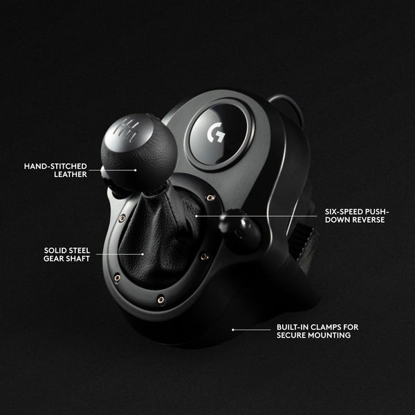 Logitech G29 Driving Force Racing Wheel and Floor Pedals, Real Force Feedback, Stainless Steel Paddle Shifters, Leather Steering Wheel Cover for PS5, PS4, PC, Mac, Black