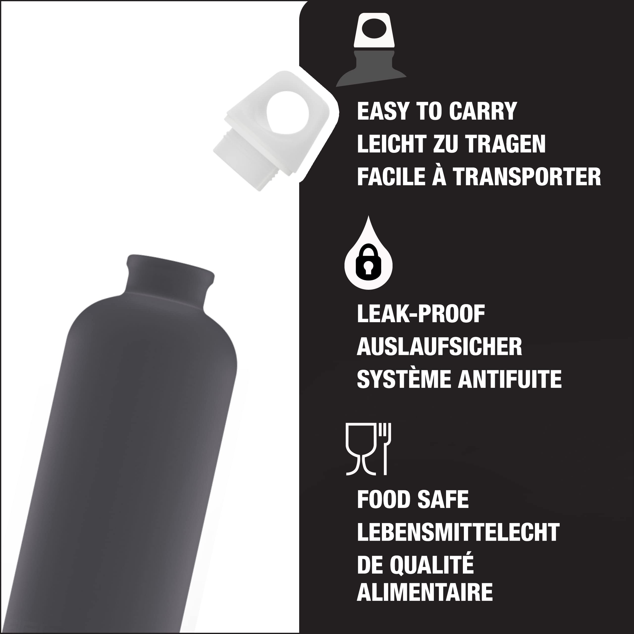 Sigg - Aluminum Water Bottle - Traveller - Climate Neutral Certified - Suitable For Carbonated Beverages - Leakproof & Lightweight - BPA Free - 0.6L / 1L/ 1.5L