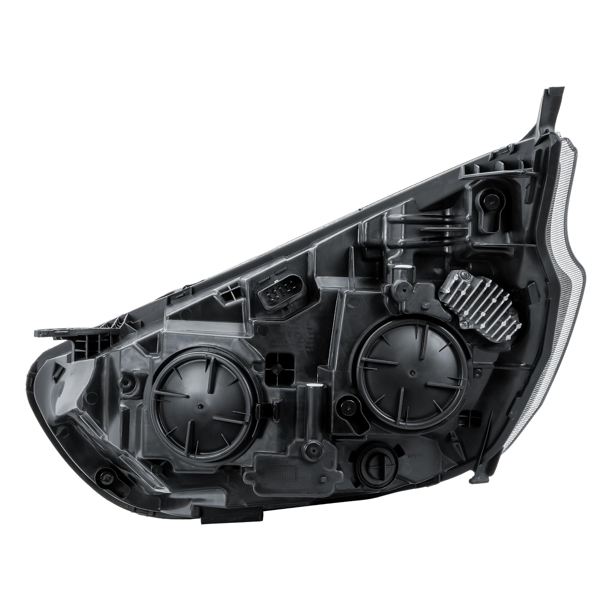 Replacement Driver Right Side O/S Headlight Head Lamp with Projector Electric Adjustment for Ford Transit Tourneo Custom 2020-2023